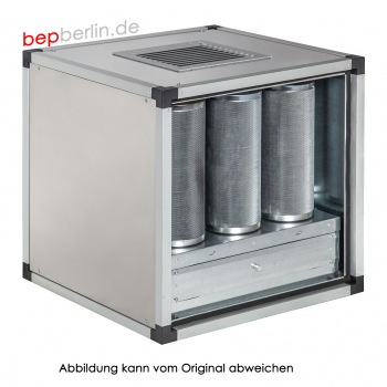 Doppelwandig-Aktivkohlepatronen-Modul ohne Motor 1400 m3/h